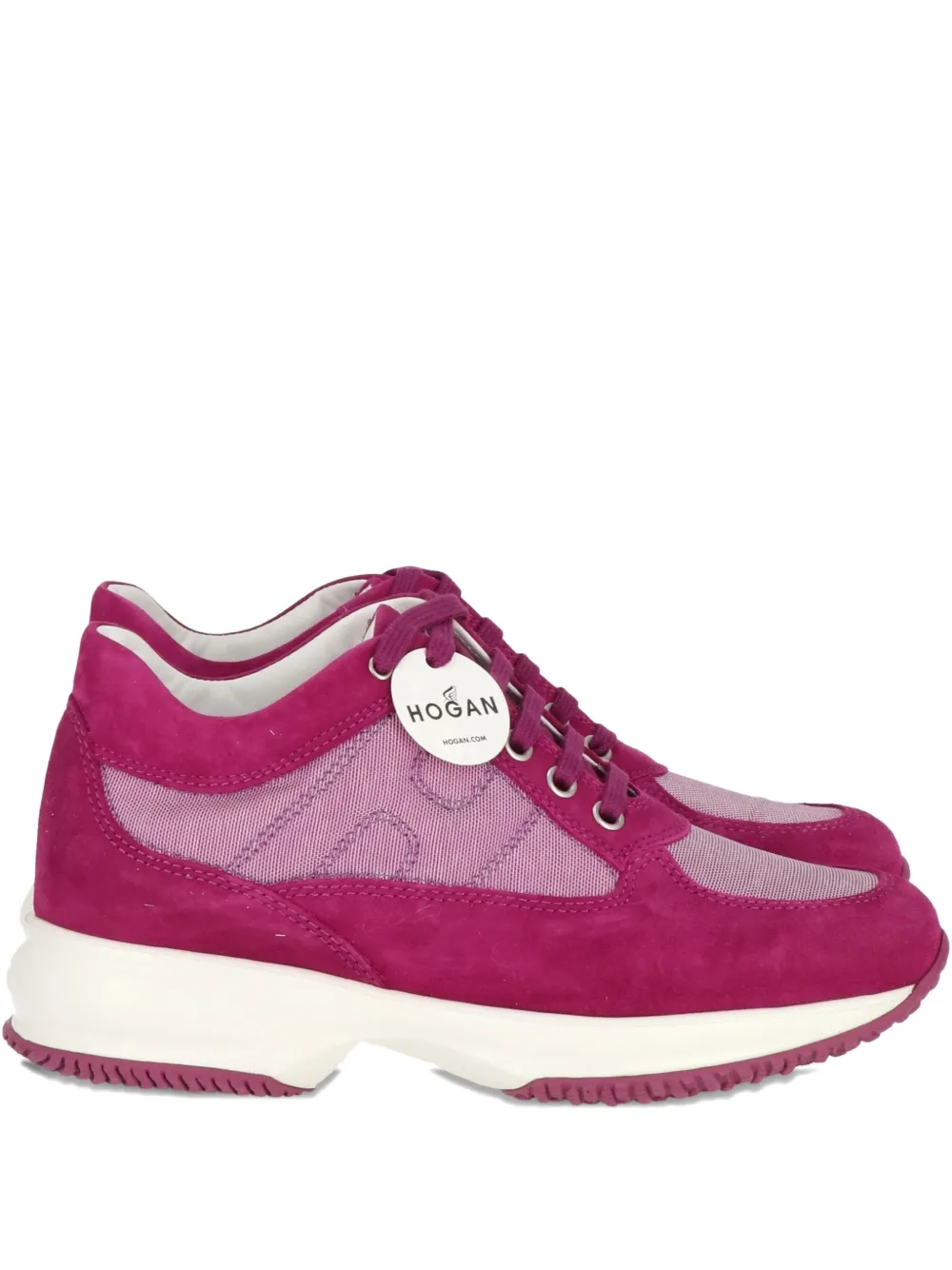 Hogan Womens Magenta Sneaker In Pink