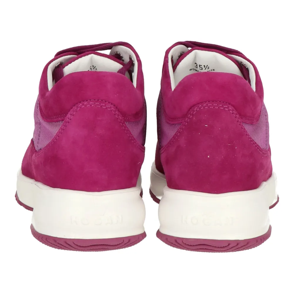 Hogan Womens Magenta Sneaker In Pink