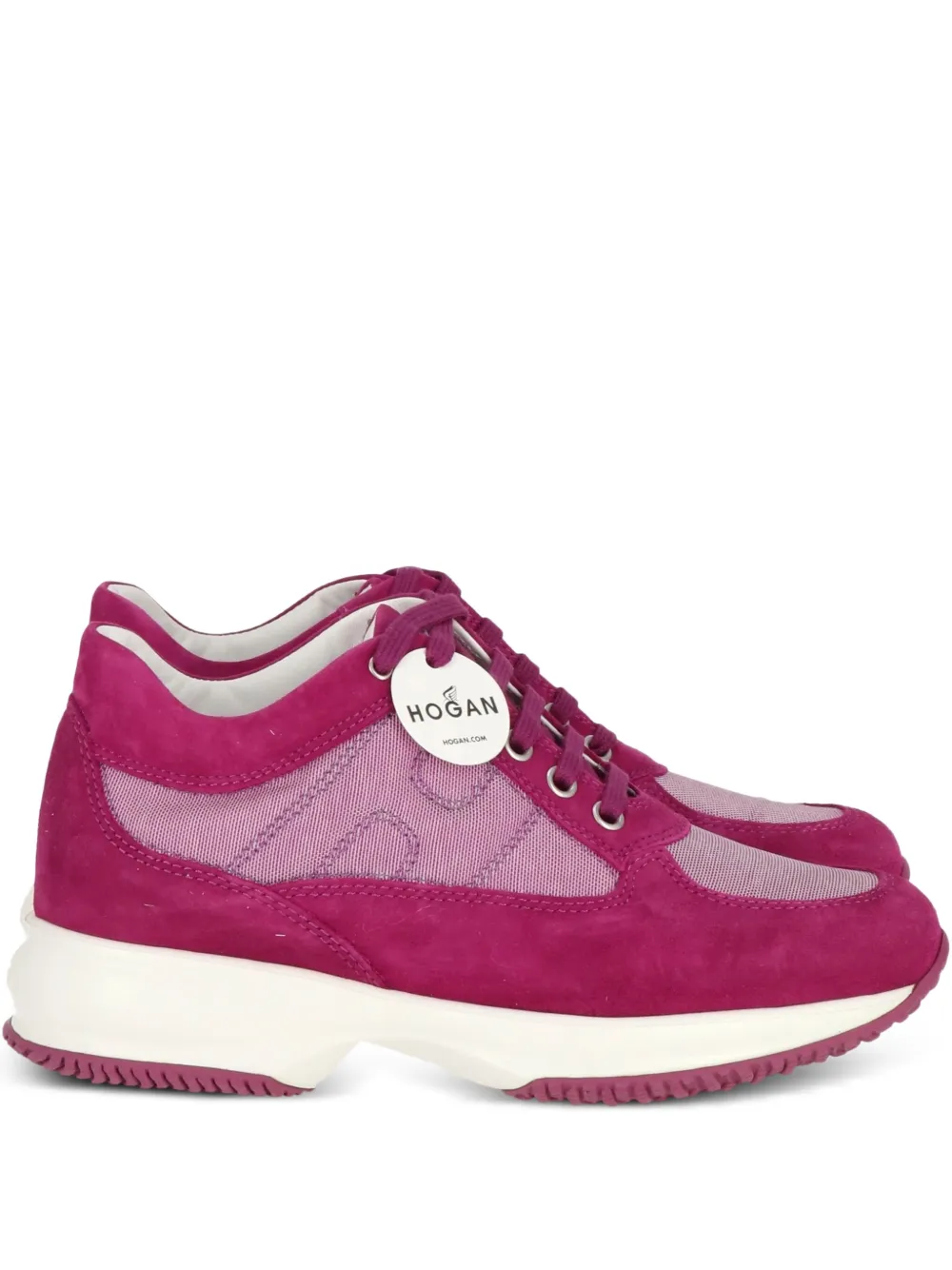 Hogan lace-up sneakers Pink