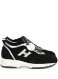 Hogan holographic logo-effect sneakers - Black