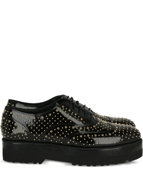 Hogan Stringate in pelle con borchie