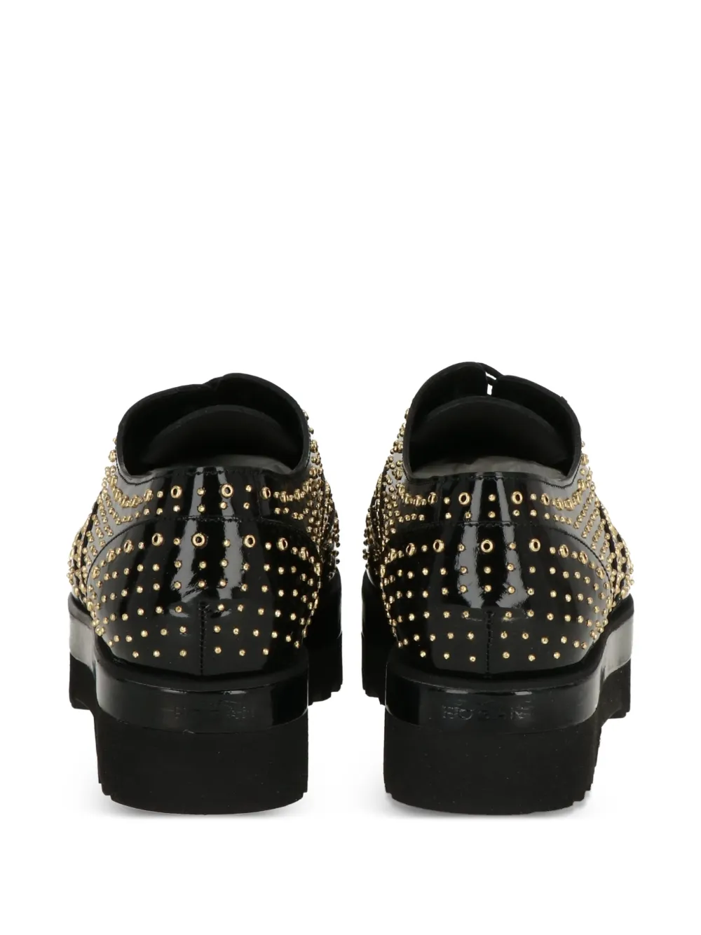 Hogan Leren schoenen met studs Zwart