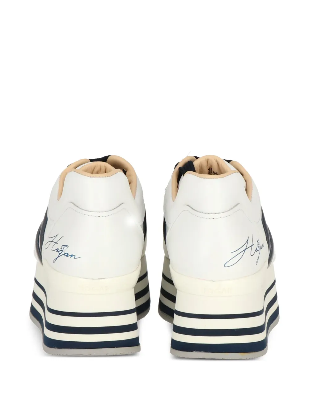 Hogan platform logo sneakers White
