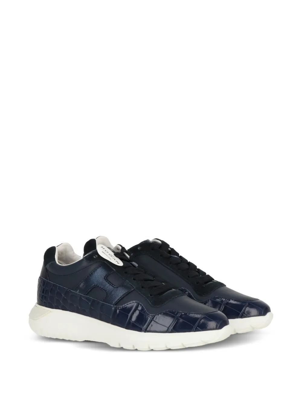 Hogan crocodile-effect leather sneakers | Low-Tops | Image 2