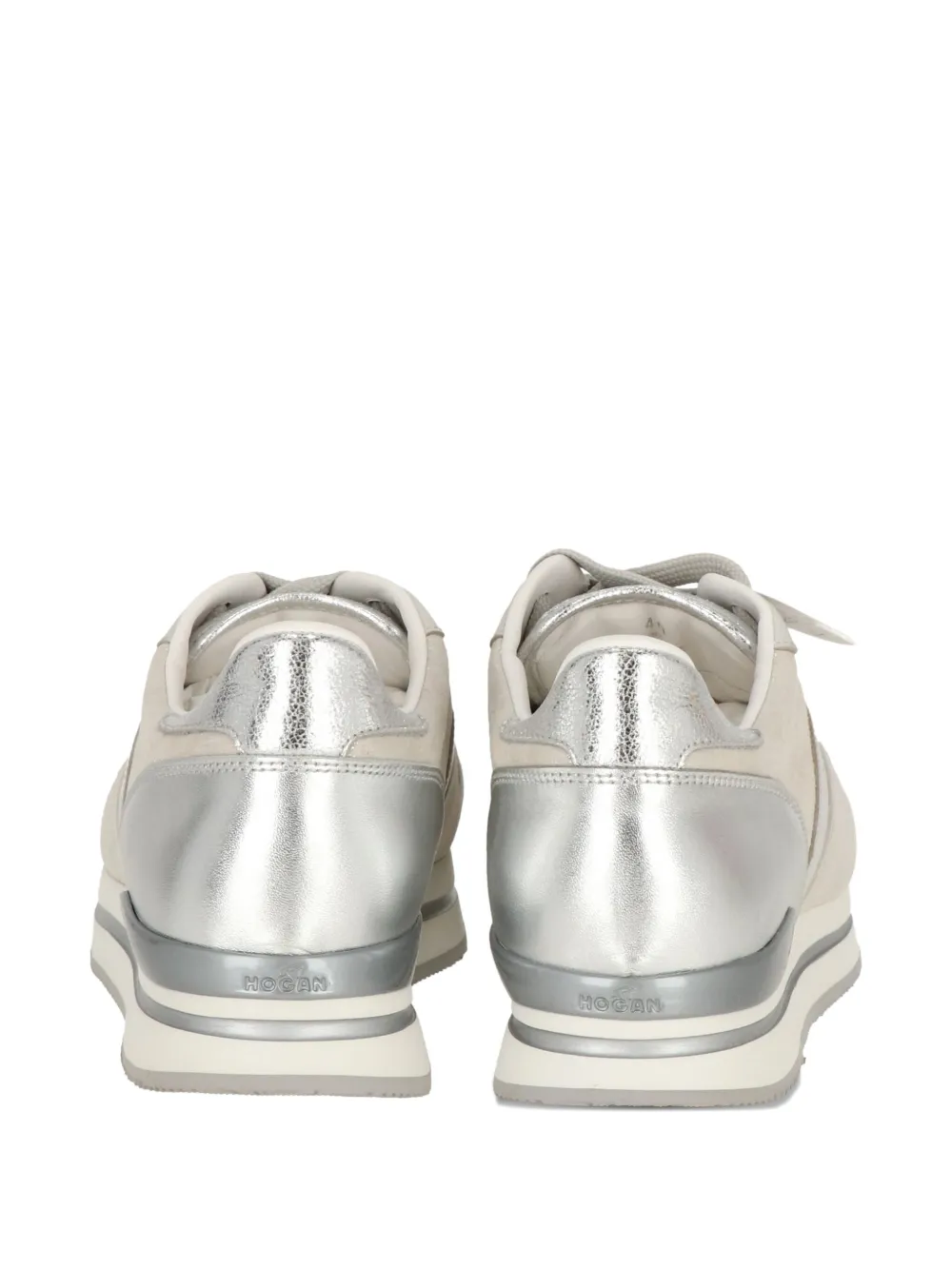 Hogan Metallic-effect Sneakers In Multi