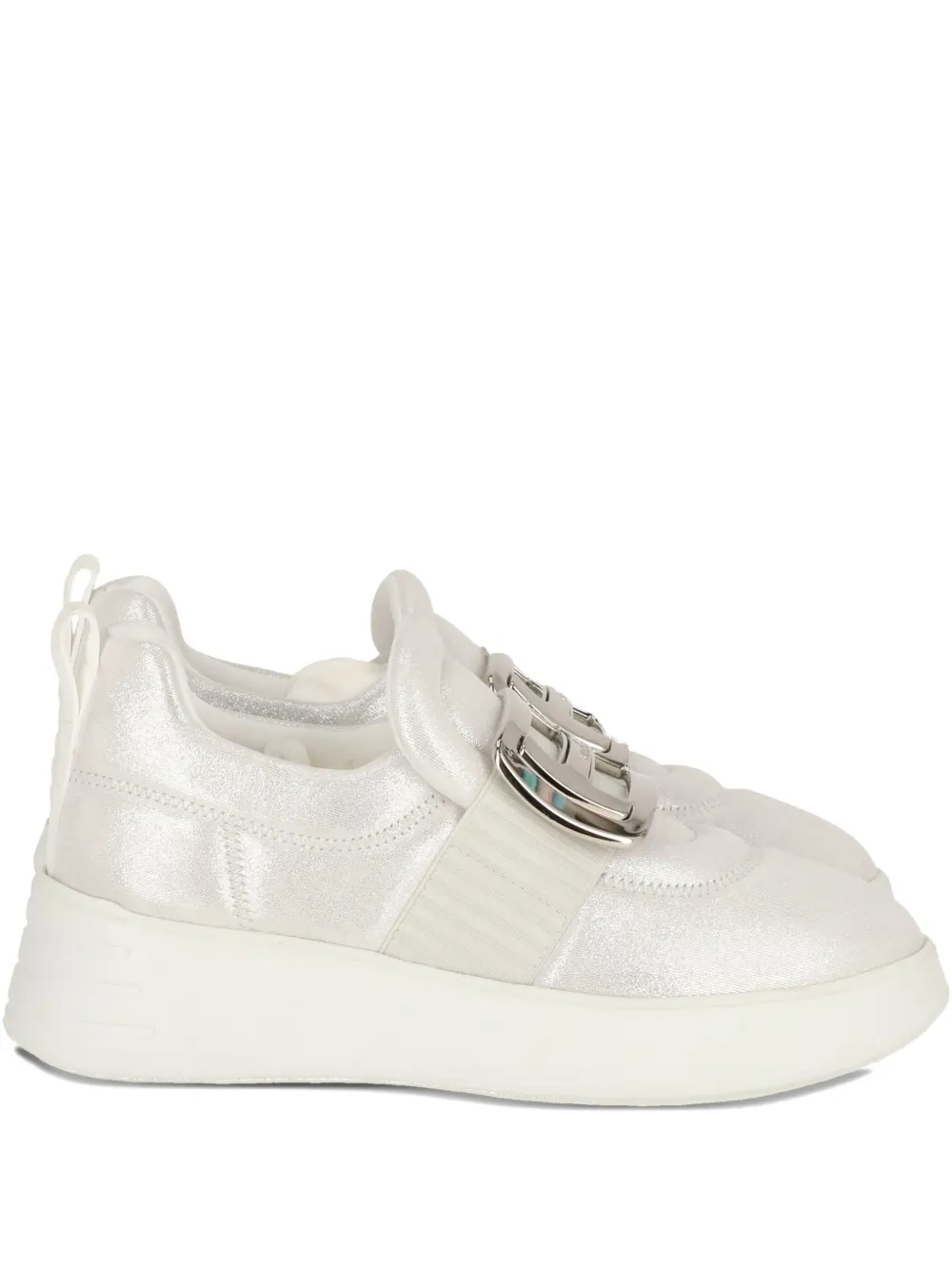 Hogan metallic-effect sneakers White