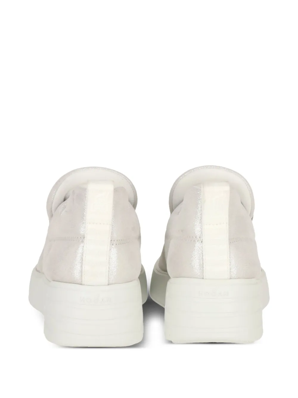 Hogan metallic-effect sneakers White