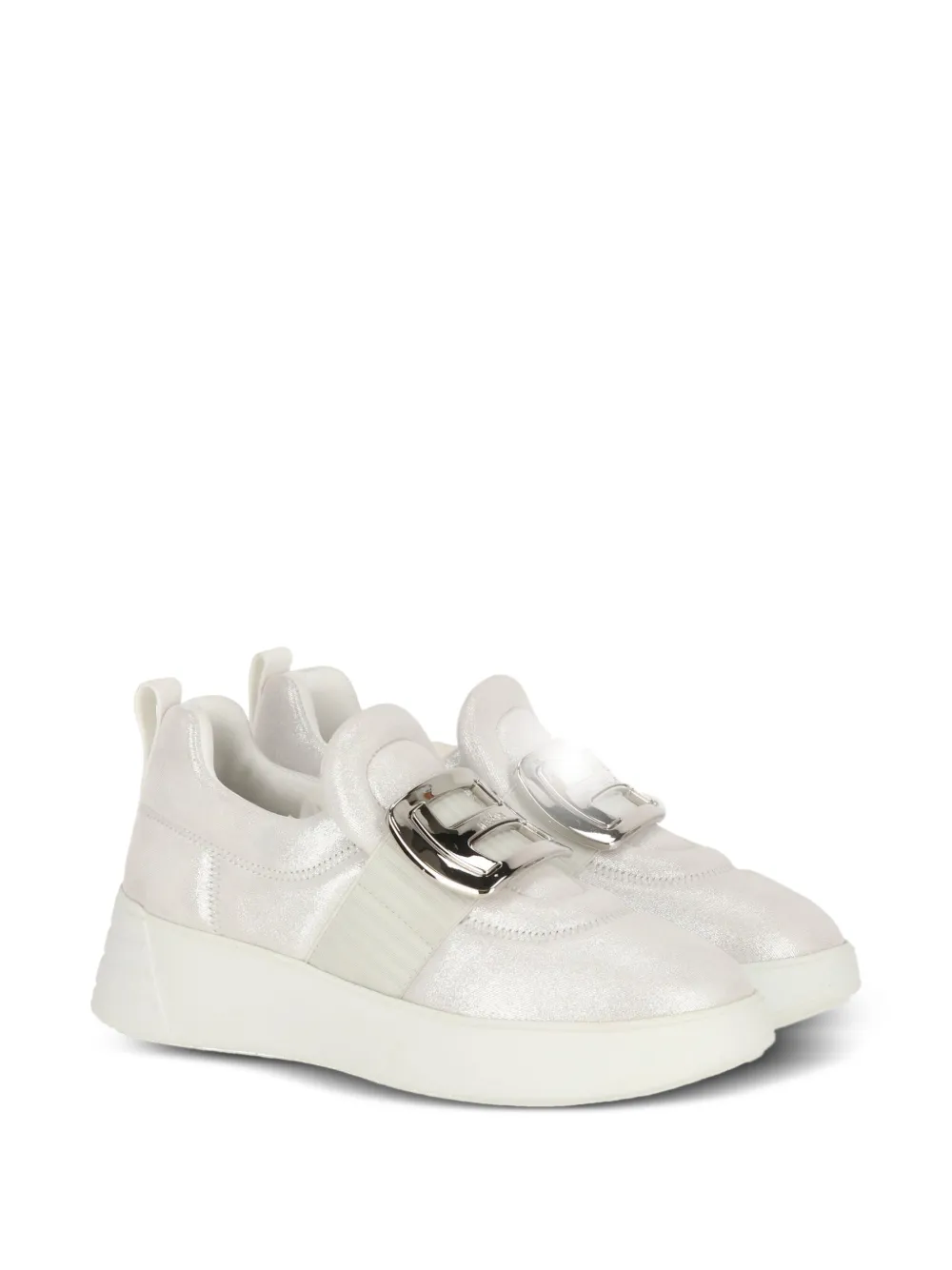 Hogan metallic-effect sneakers White
