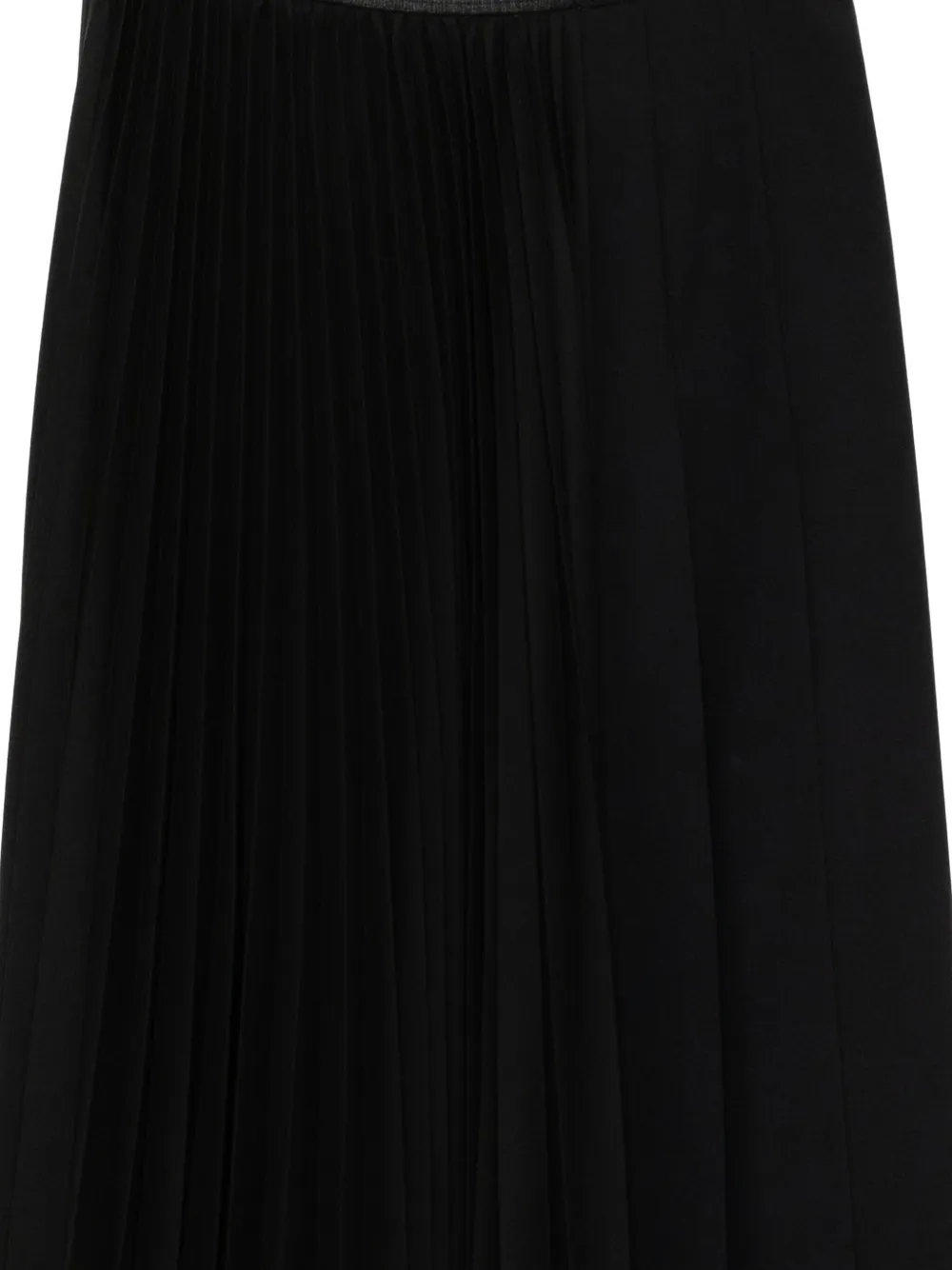 Undercover Midi-plooirok Zwart