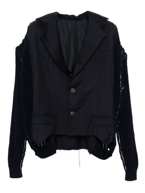 SONIA CARRASCO blazer con efecto envejecido