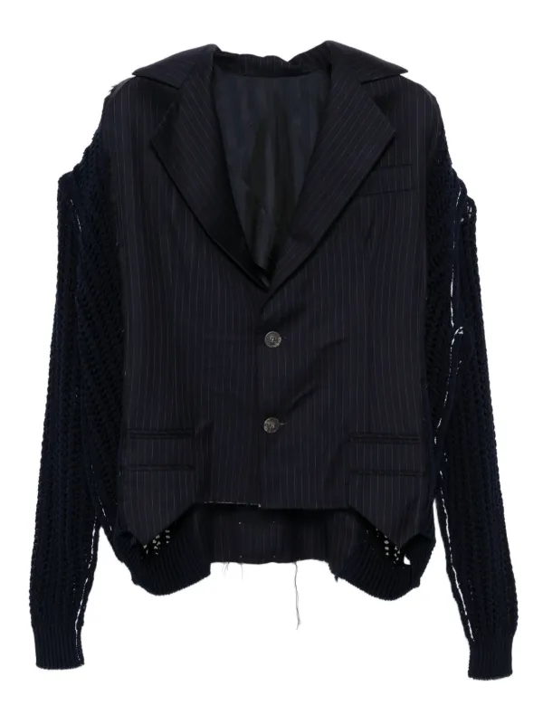 SONIA CARRASCO ダメージジャケット | ブルー | FARFETCH JP