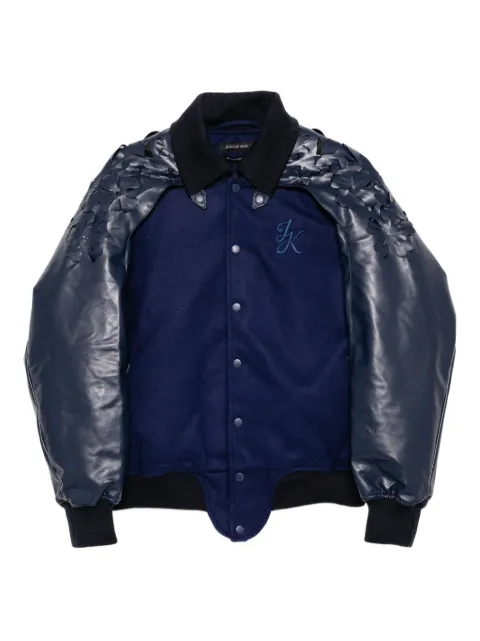 JUNTAE KIM laser-cut flower jacket