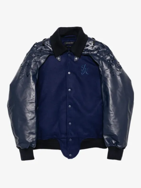 JUNTAE KIM laser-cut flower jacket
