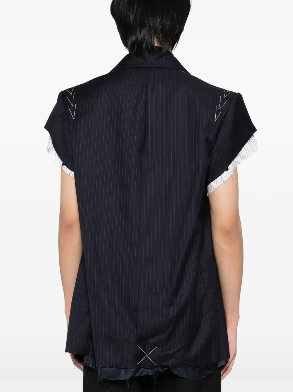 SONIA CARRASCO Gerafelde bodywarmer Blauw