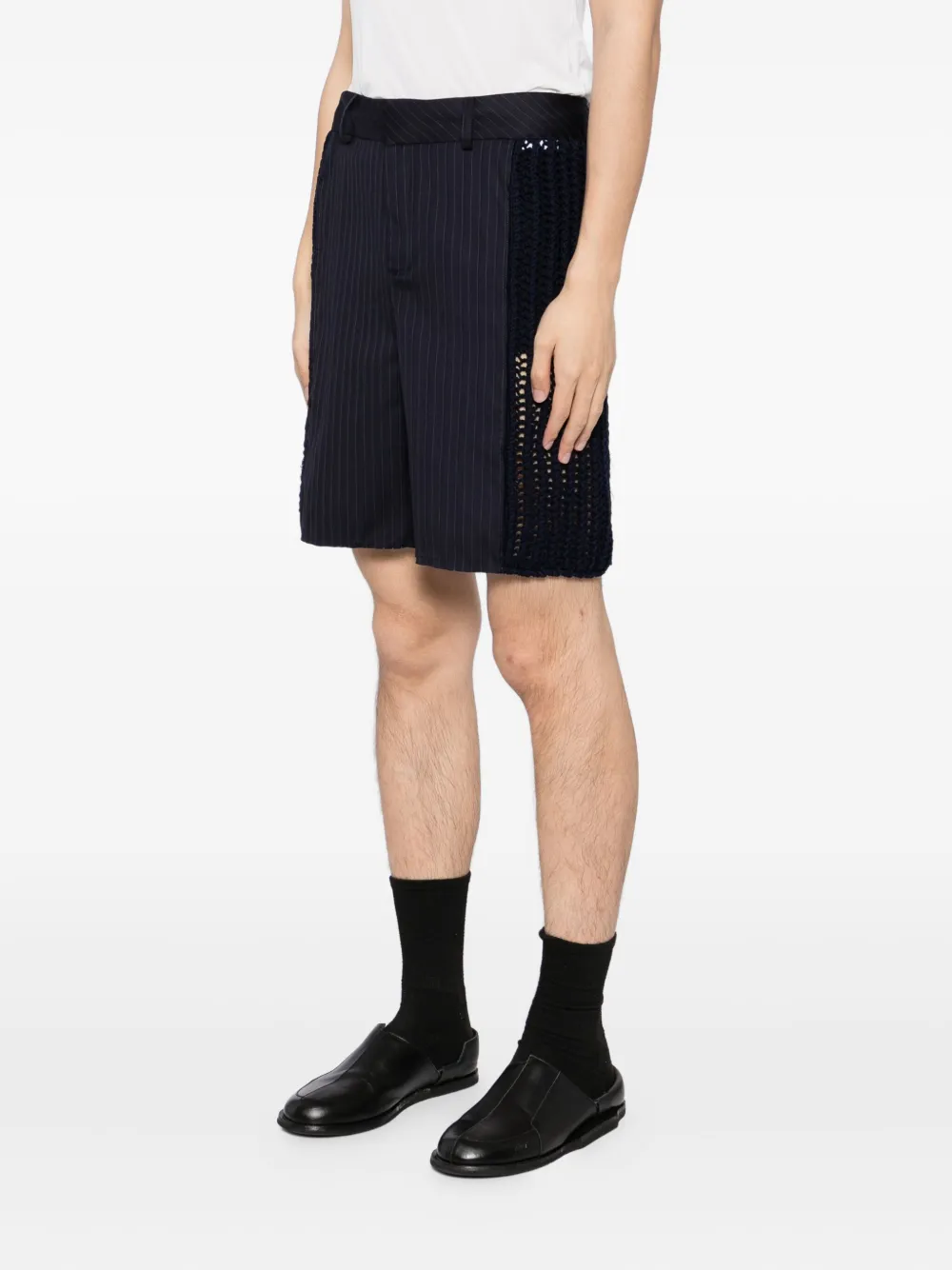 SONIA CARRASCO Gestreepte shorts Blauw
