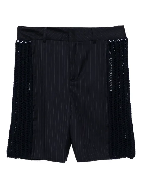 SONIA CARRASCO shorts con motivo de rayas