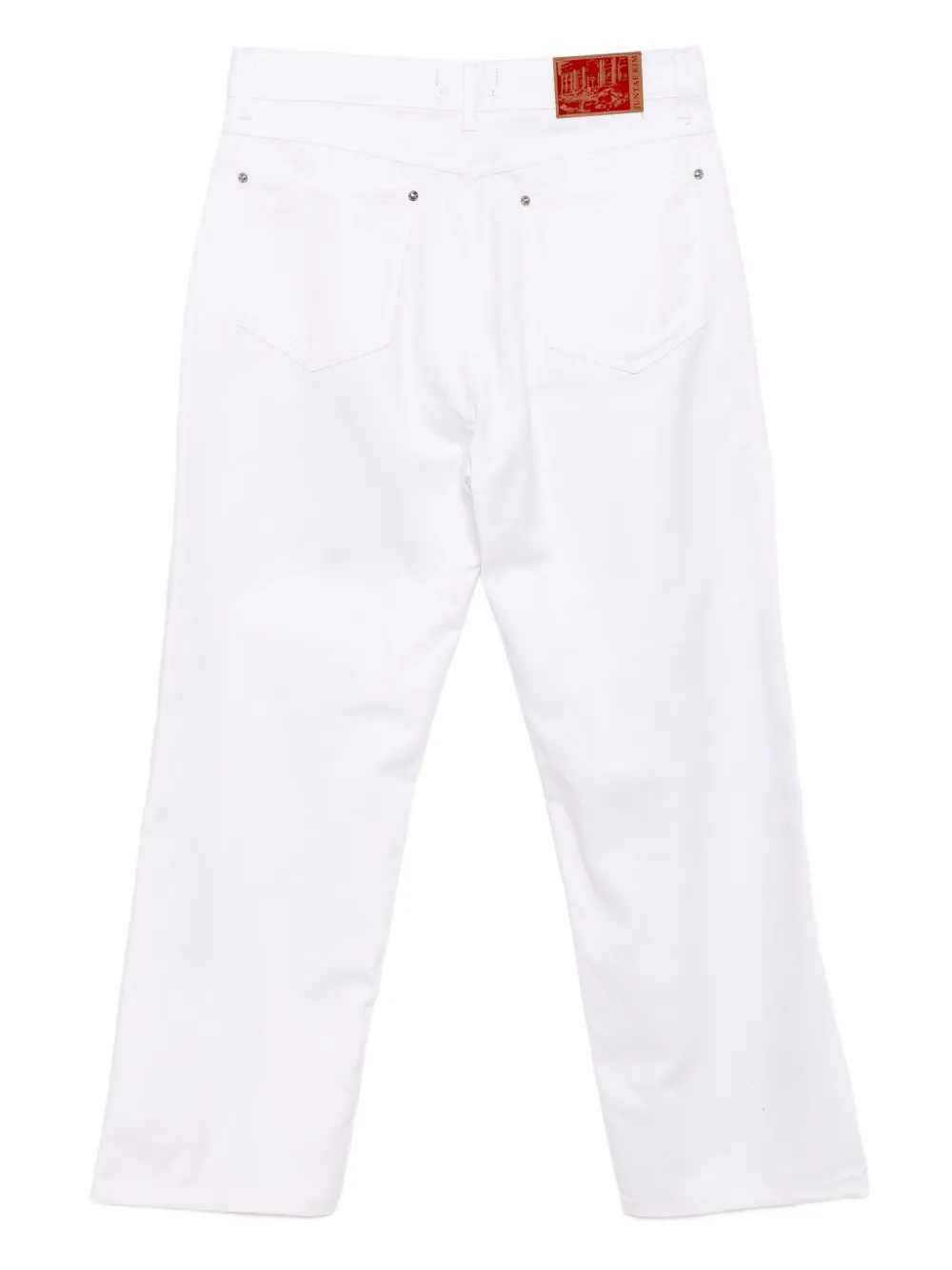 JUNTAE KIM Jeans met wijde pijpen - Wit