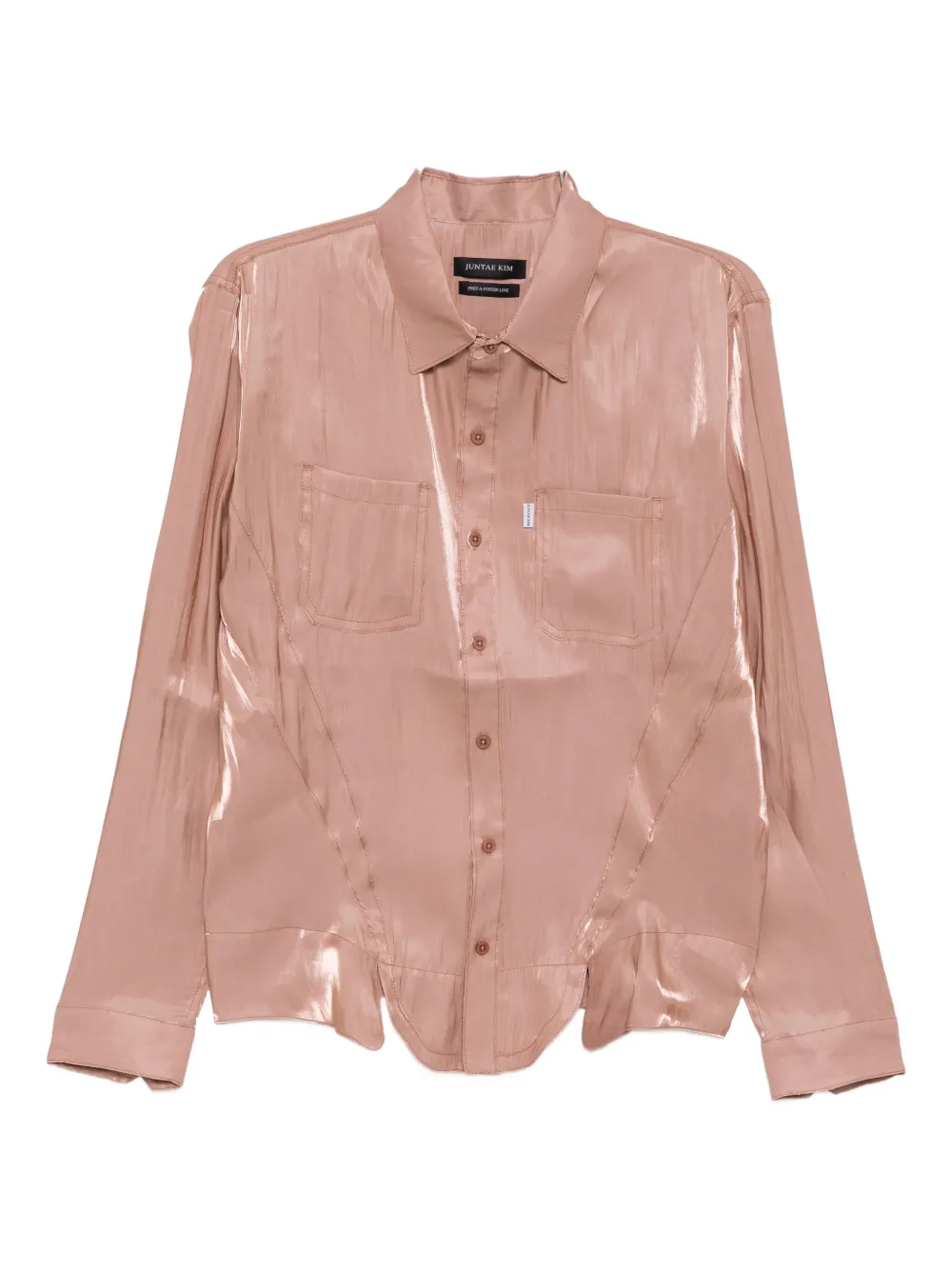 Juntae Kim Corset-style Shirt In Pink