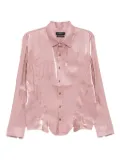 JUNTAE KIM corset-style shirt - Pink