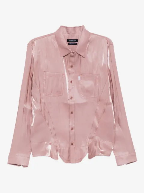 JUNTAE KIM corset-style shirt