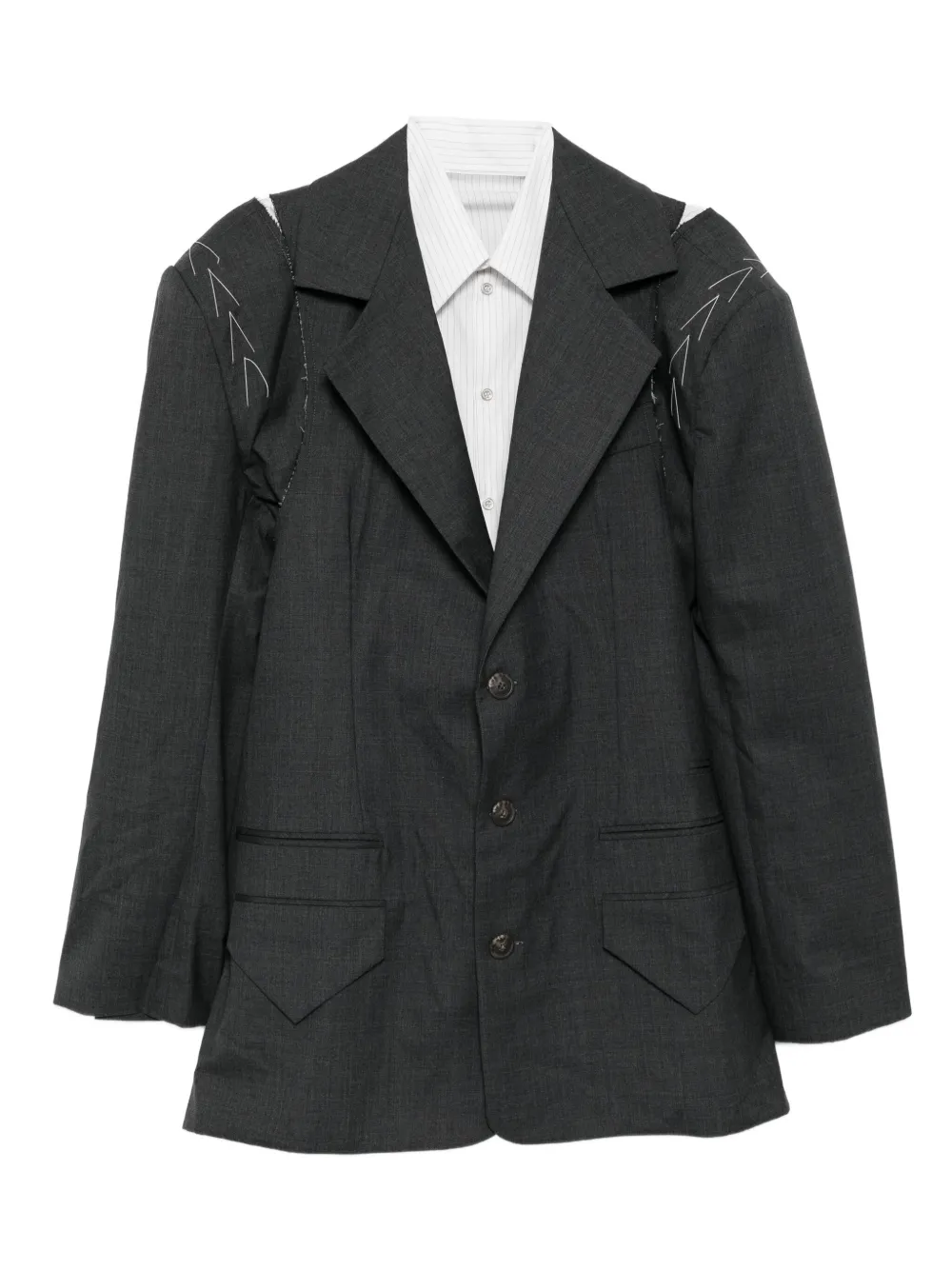 SONIA CARRASCO blazer deconstruido | blanco | Image 1