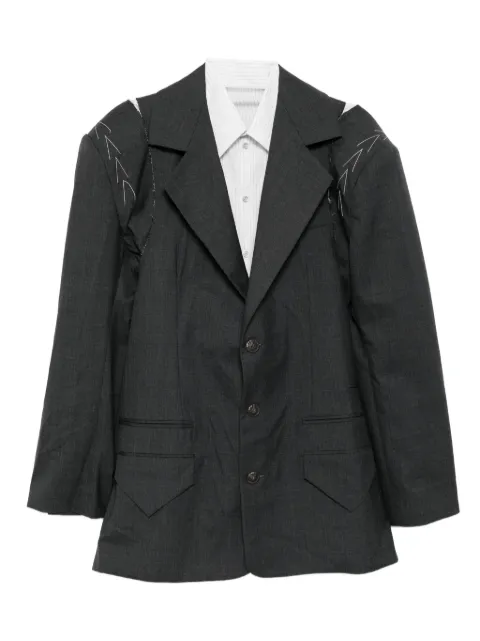 SONIA CARRASCO deconstructed blazer