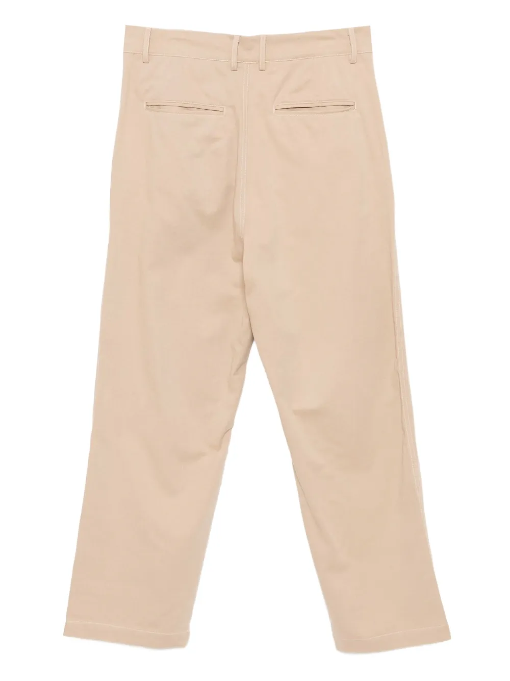 JUNTAE KIM Chino met korset afwerking - Beige