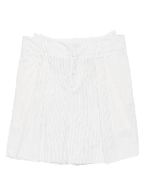SONIA CARRASCO pinstriped Bermuda shorts