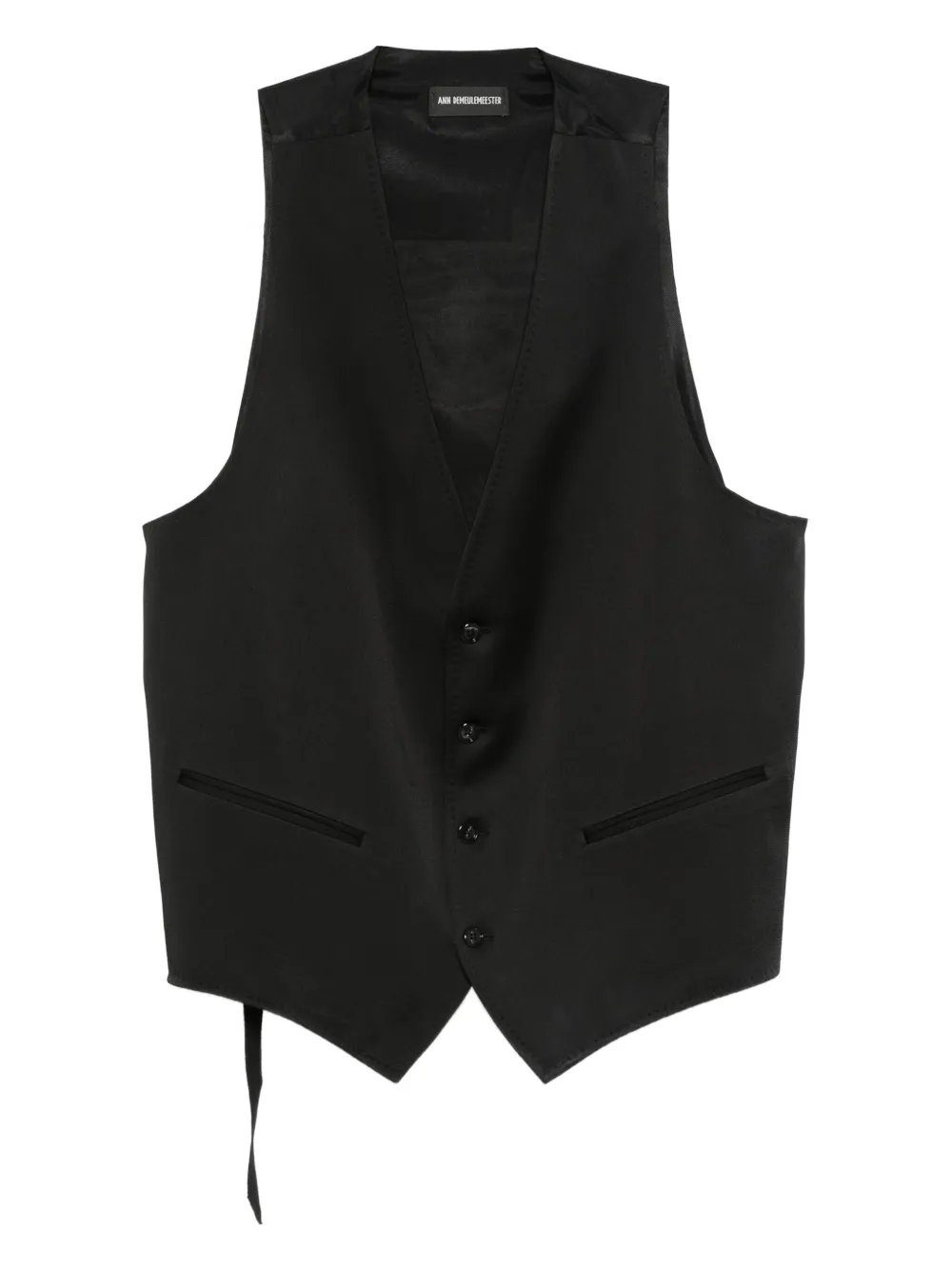 Ann Demeulemeester button-fastening waistcoat | Black | Image 1