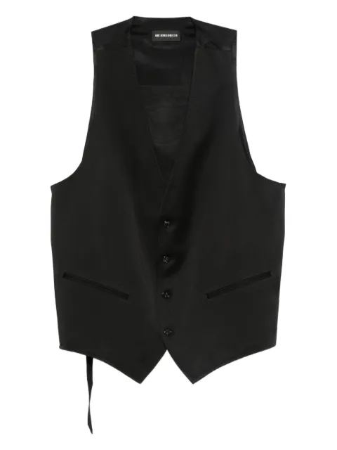 Ann Demeulemeester button-fastening waistcoat