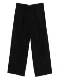 Ann Demeulemeester pleated belted pants - Black