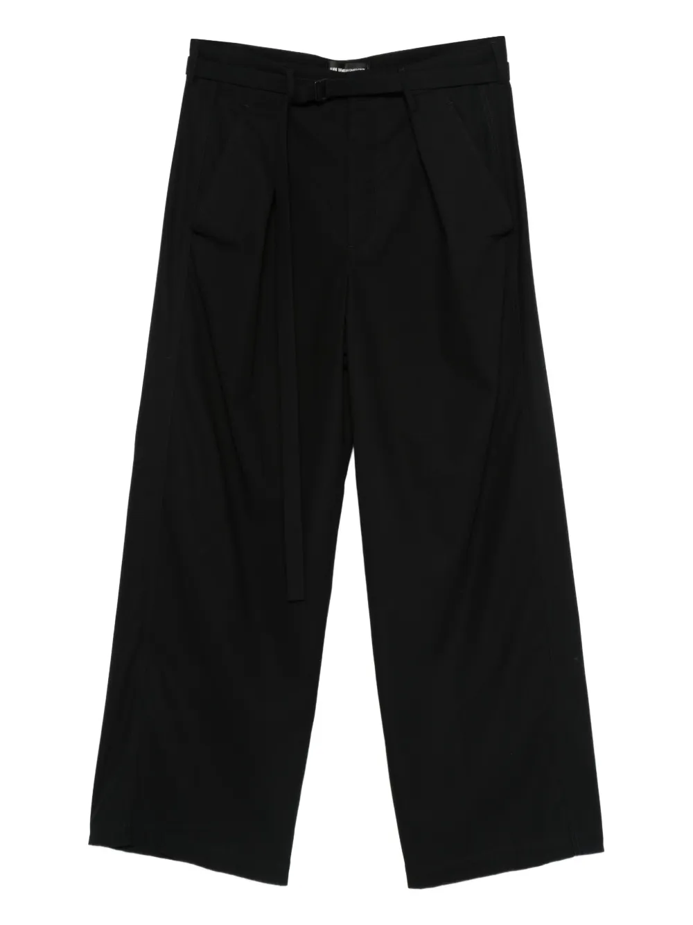 Ann Demeulemeester pantalones con pinzas y cinturón | negro | Image 1