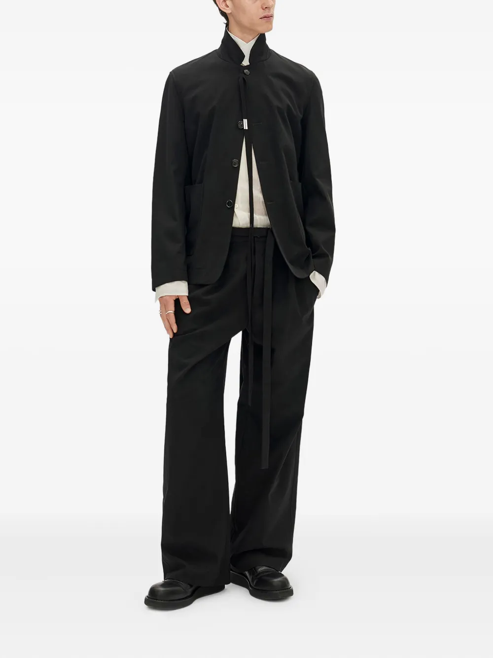 Ann Demeulemeester pleated-front trousers | Regular-Fit & Straight Leg Pants | Image 2