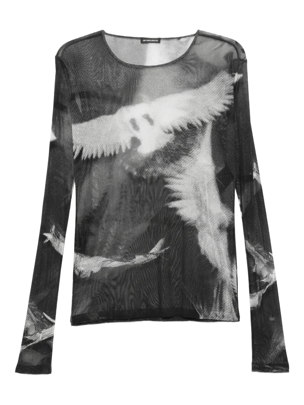 Ann Demeulemeester playera Fish | negro | Image 1