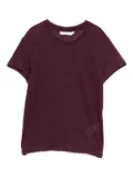IRO short-sleeve linen T-shirt - Purple