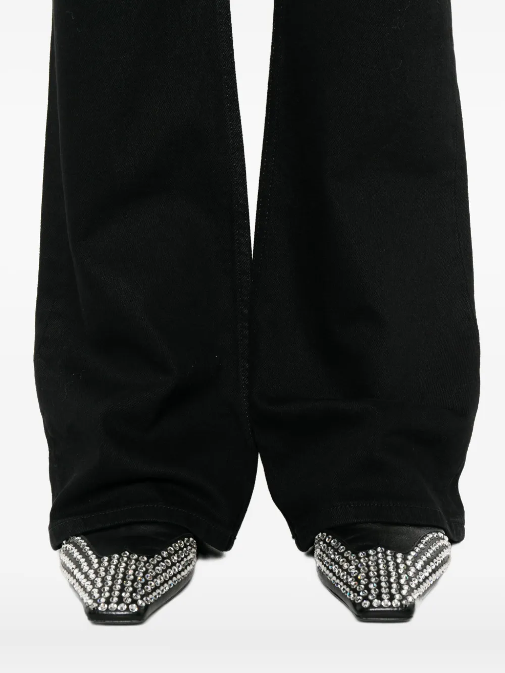 IRO button-fly jeans Zwart