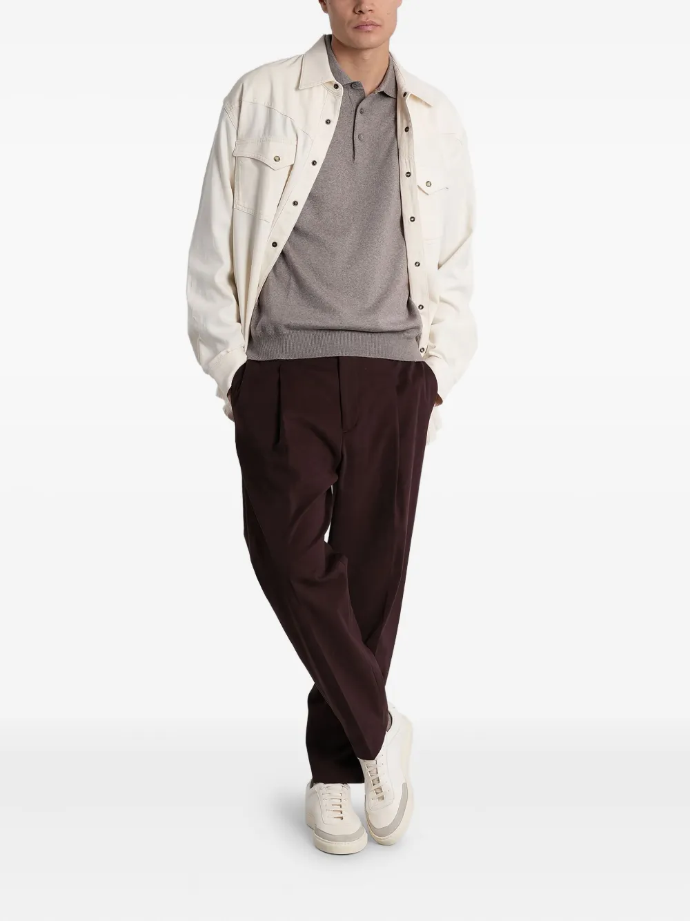 Tagliatore buttoned polo shirt | Image 2