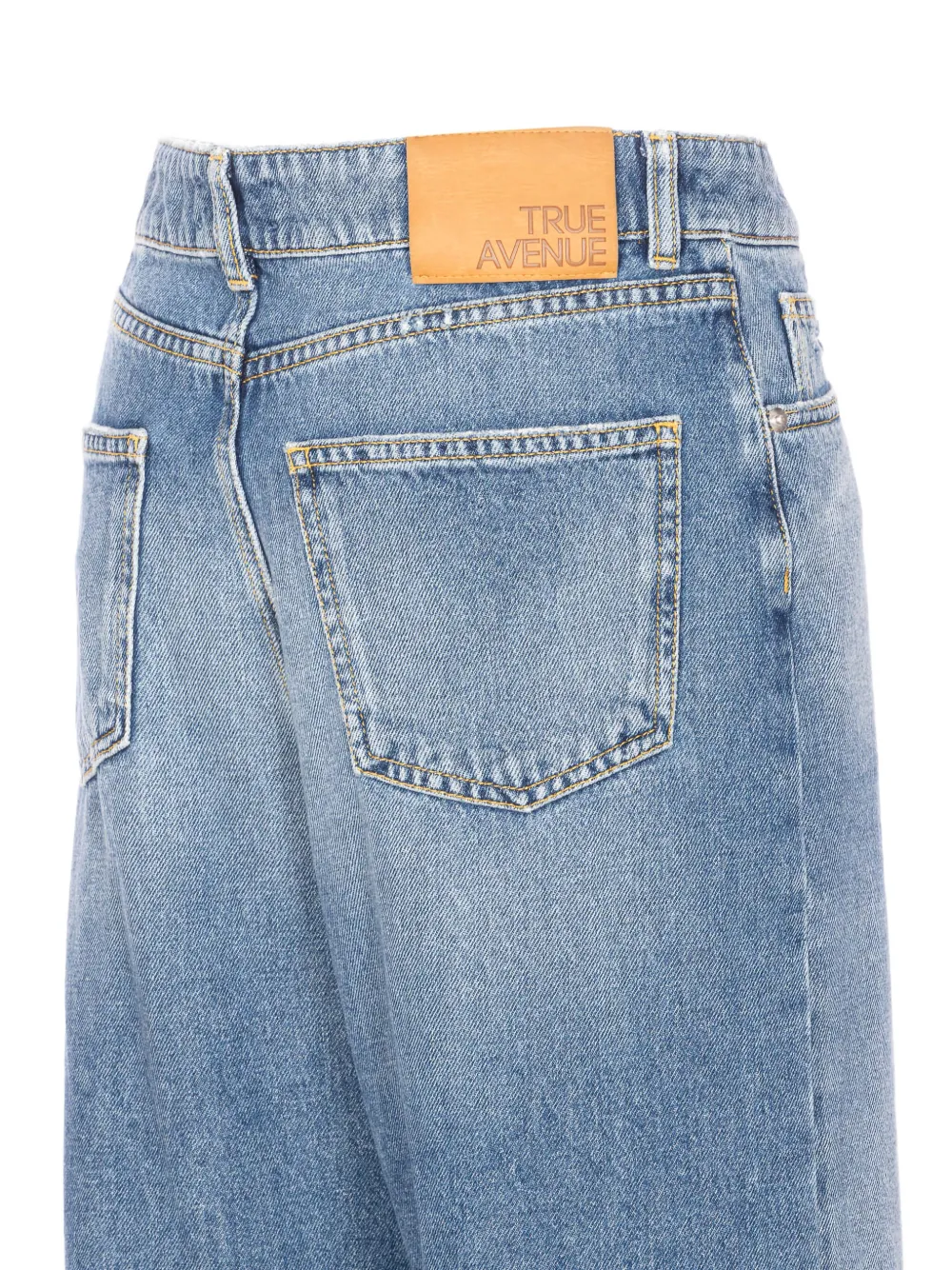 TRUE AVENUE Jeans met opgestikte zak Blauw