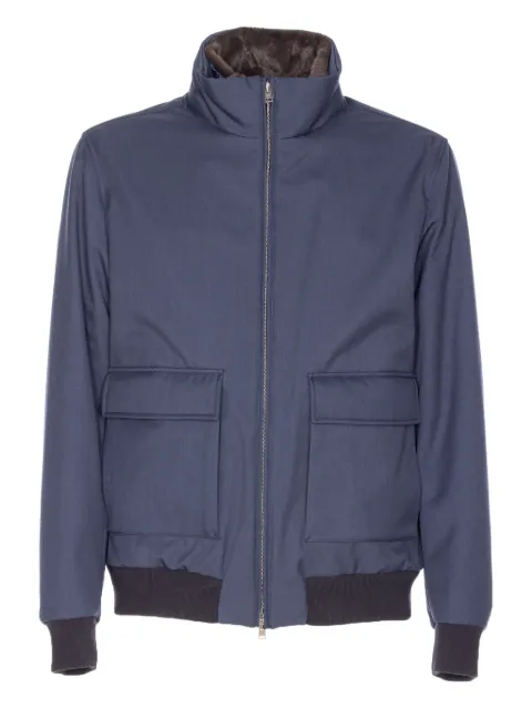 Herno zip-up bomber jacket