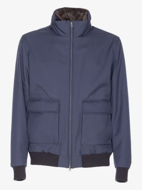 Herno zip-up bomber jacket