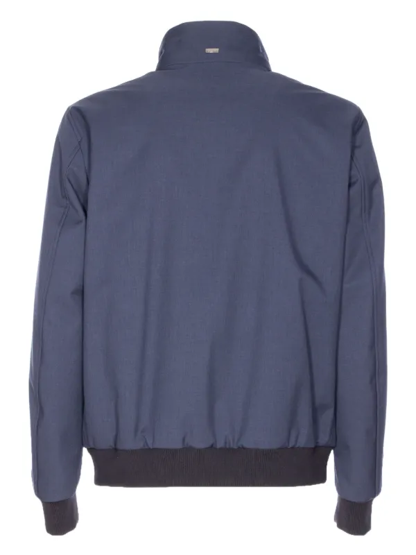 Herno ジップアップ ボンバージャケット | ブルー | FARFETCH JP