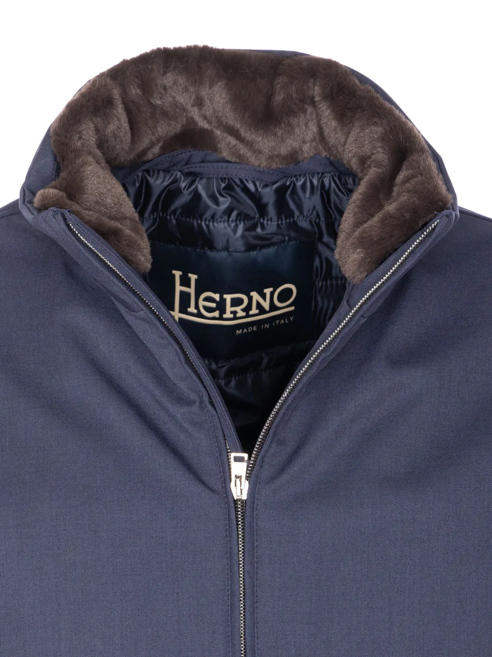 Herno Bomberjack met rits Blauw