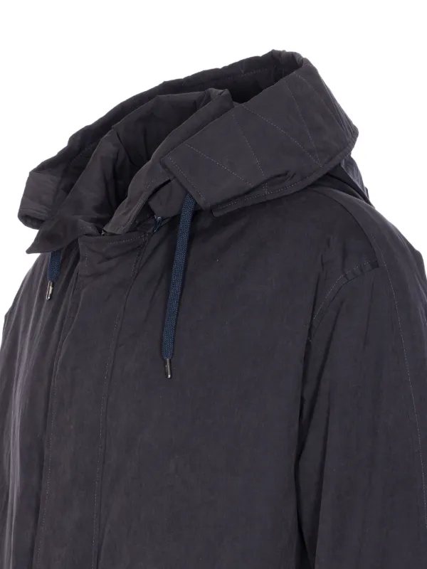 Herno フーデッド パデッドジャケット | ブラック | FARFETCH JP