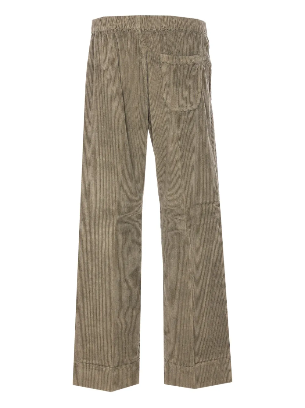 TRUE AVENUE Ribfluwelen broek - Groen