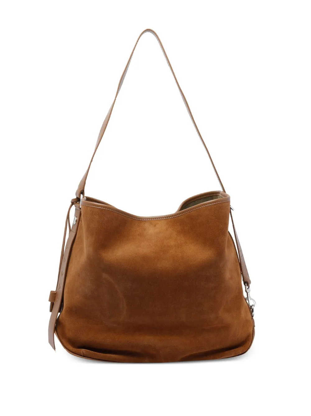 Hogan medium suede leather shoulder bag - Bruin