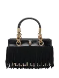 Kurt Geiger London fringe-embellished chain-handle tote bag - Black