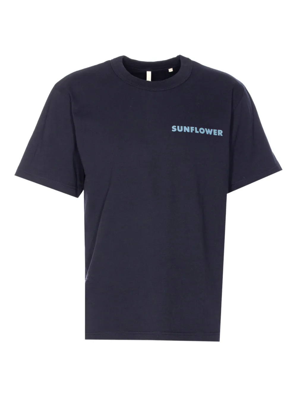 Sunflower logo-print crew-neck T-shirt | Blue | Image 1