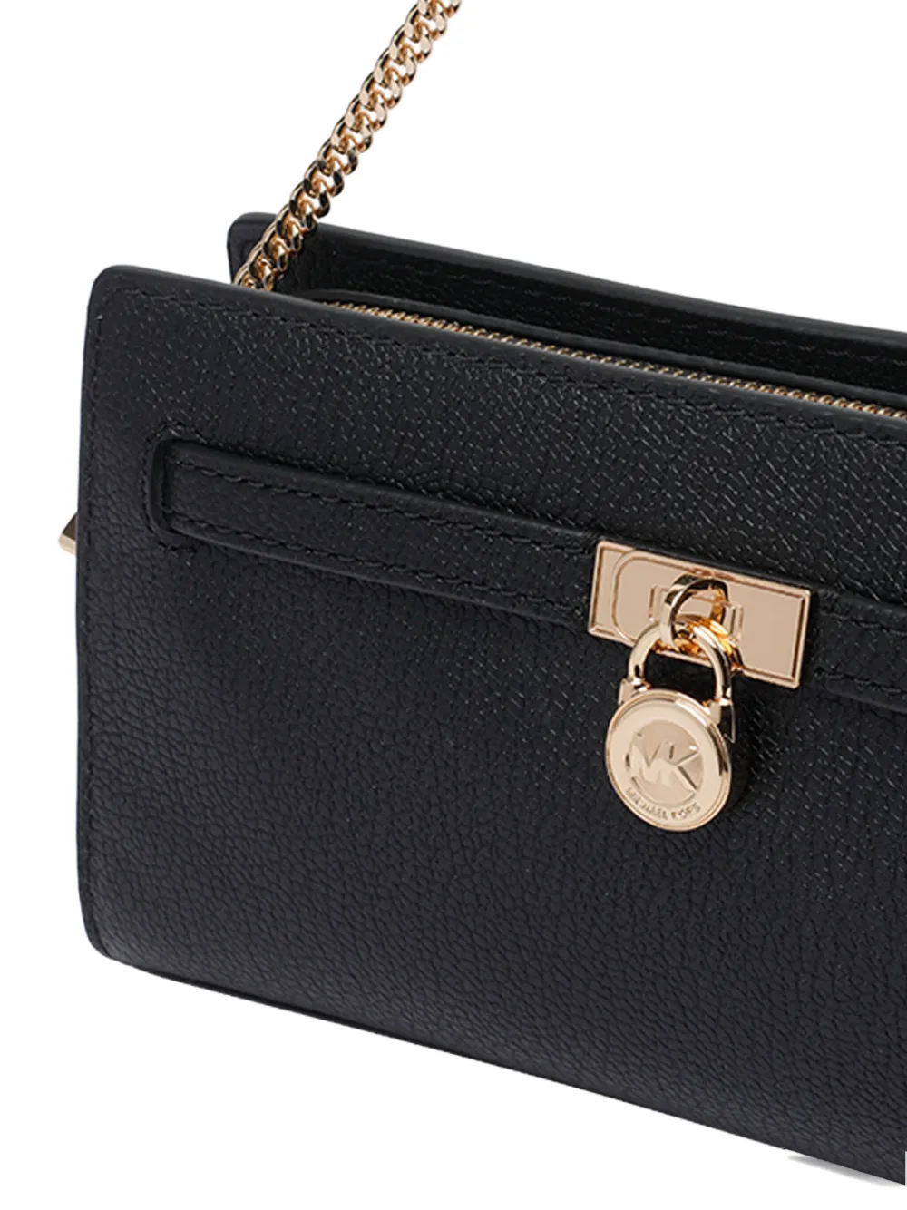 Michael Kors Leren schoudertas Zwart