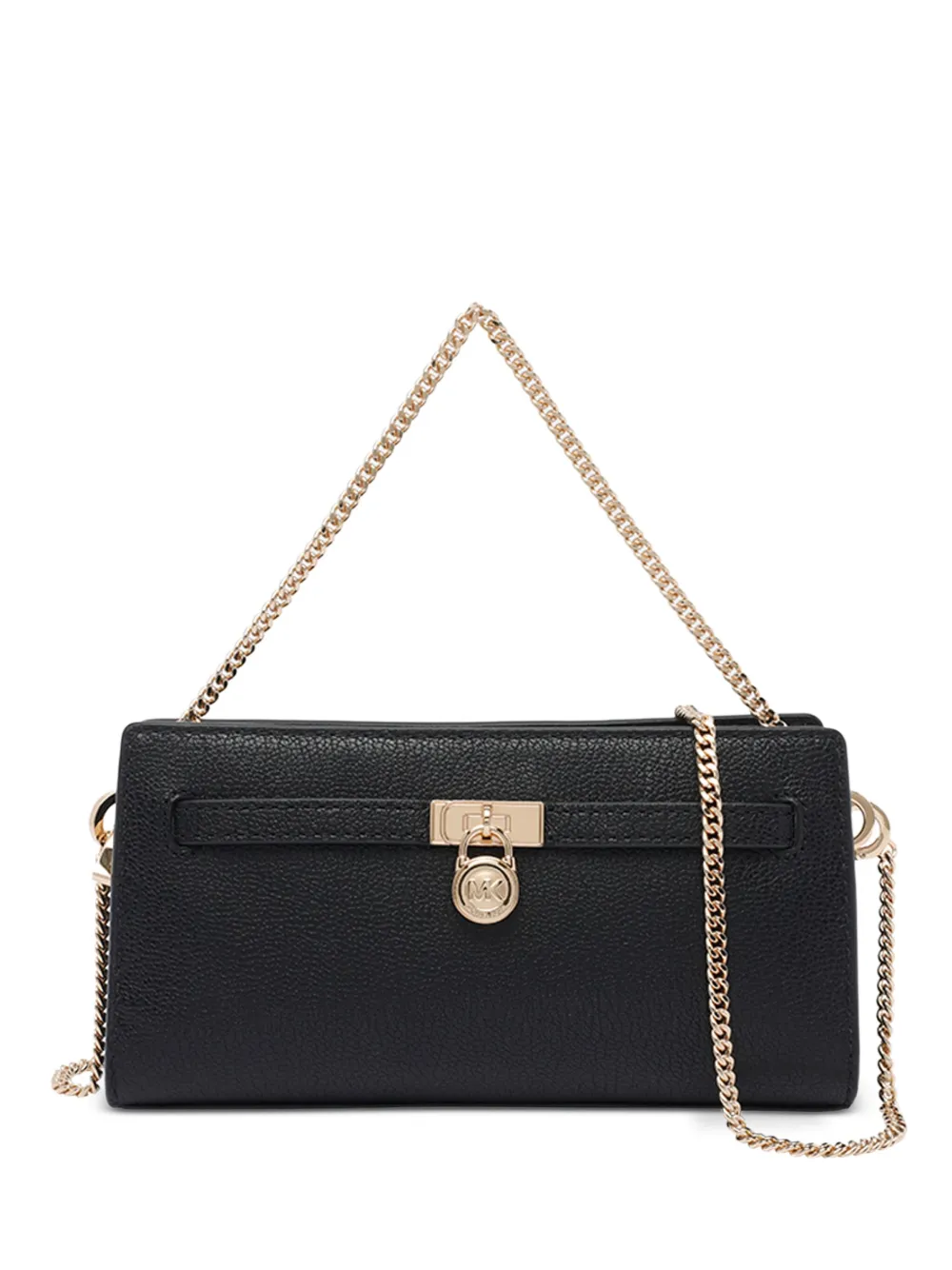 Michael Kors Leren schoudertas Zwart