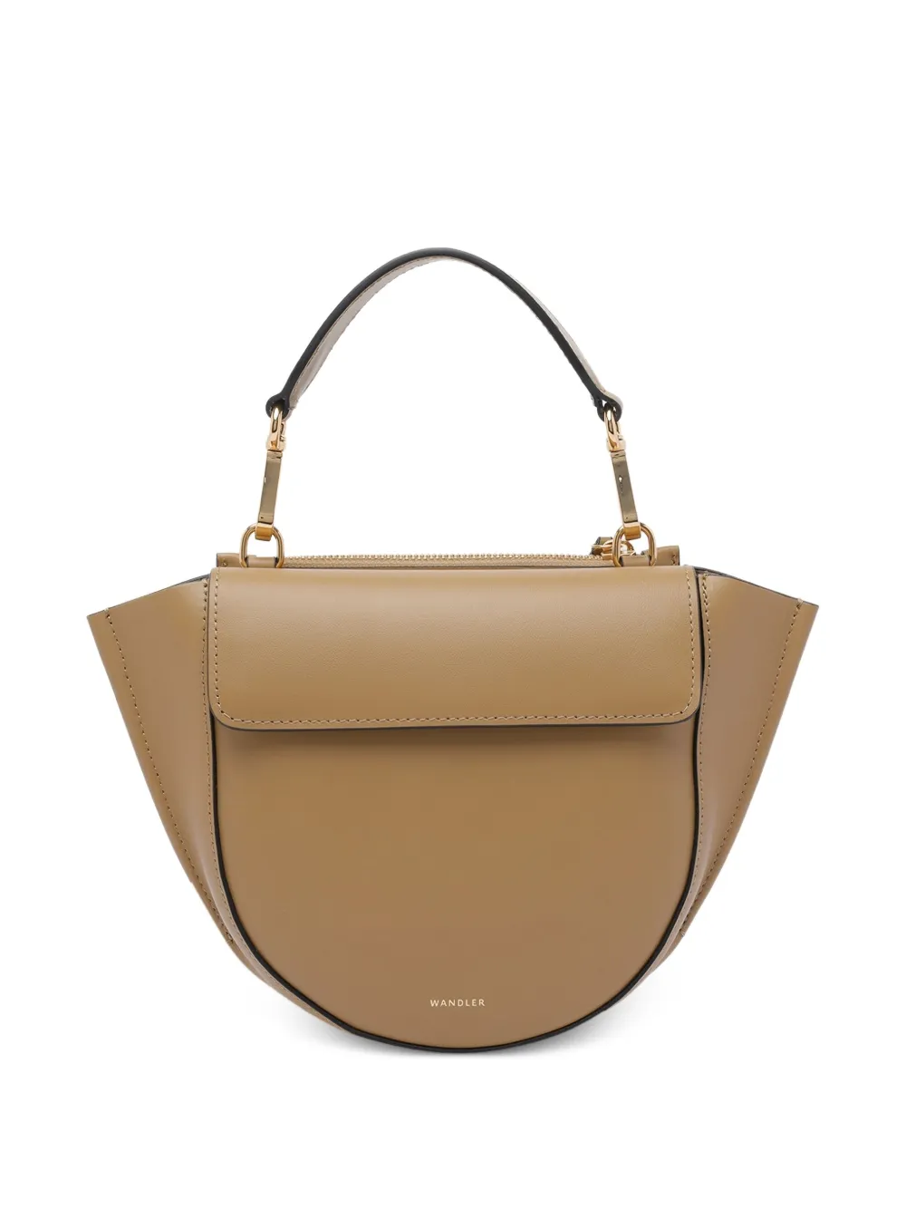 Wandler mini Hortensia leather tote bag Bruin